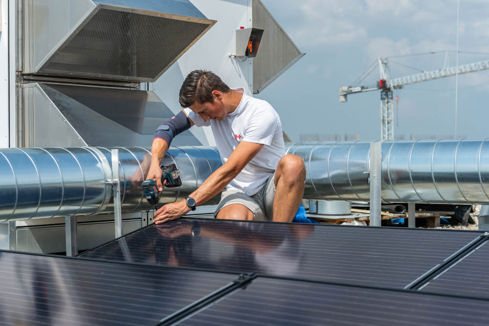 Zonnepanelen itn groep