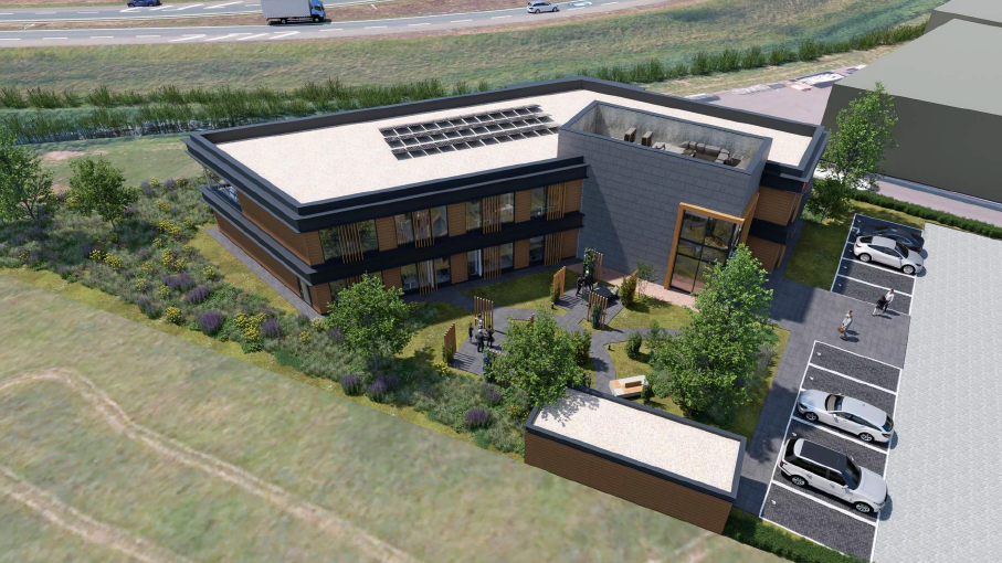 Zonnepanelen op kantoorpand Remmerswaal Tholen